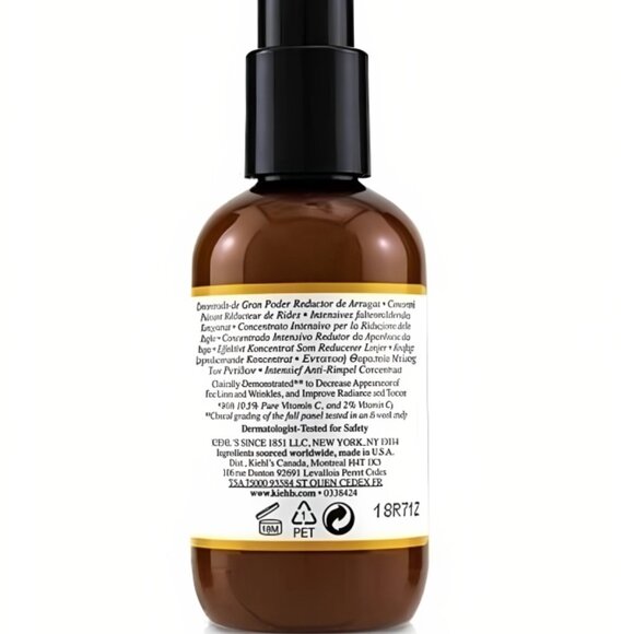 Kiehl’s Power Strength 12.5% Vitamin C Serum 3.4oz/100ml – Anti-Aging, New - Picture 4 of 4
